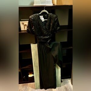 Elegant Black Evening Pants/Jumper